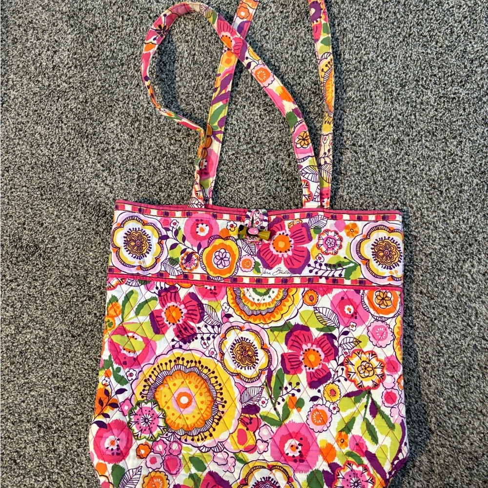 Floral Multicolor Tote Bag
